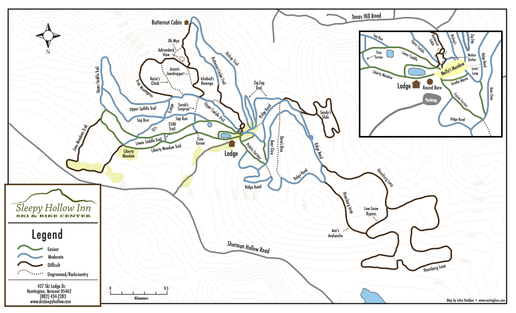 Sleepy Hollow XC Trail Map