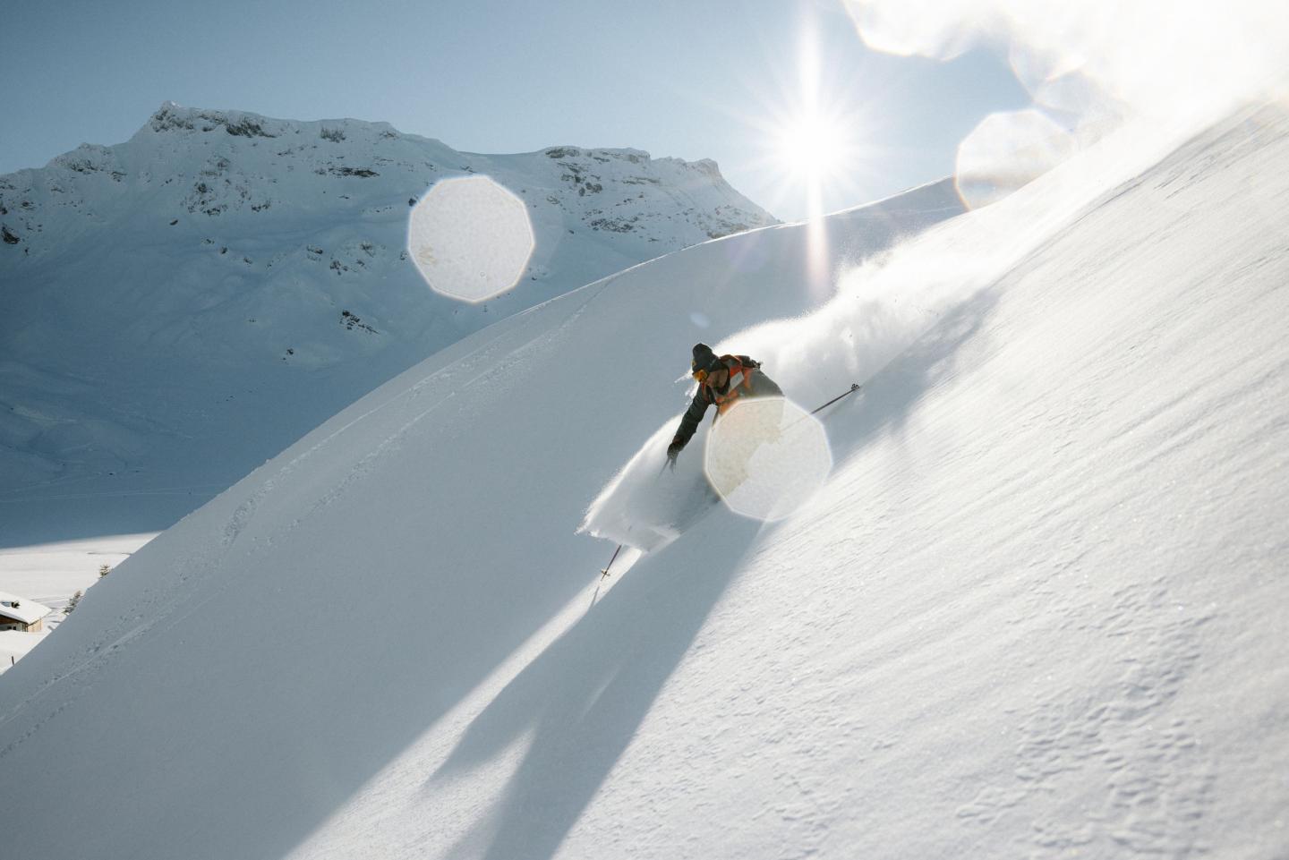 backcountry skiing at Bergbahnen Engstligenalp