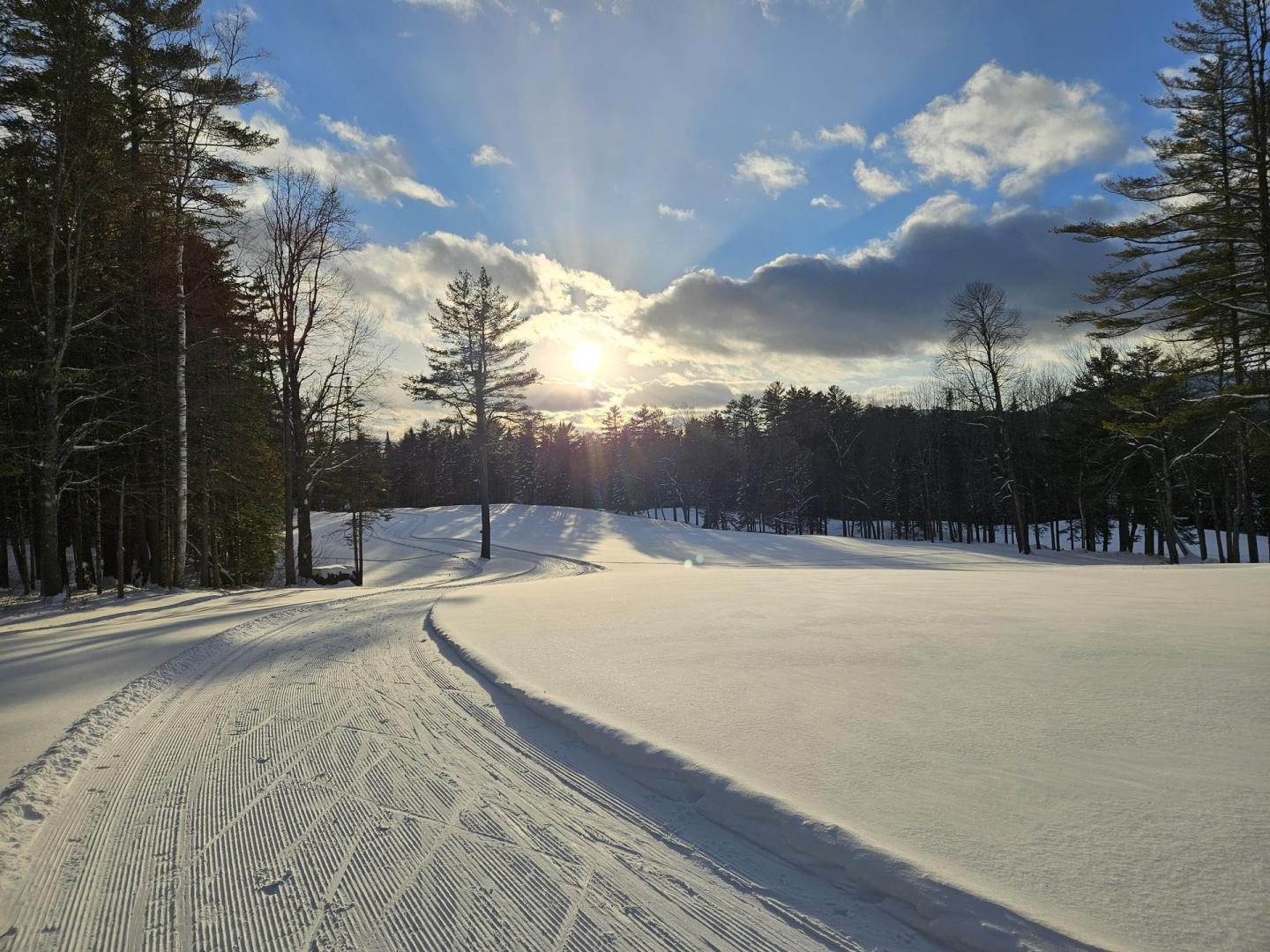winding trail at eastman cross country center