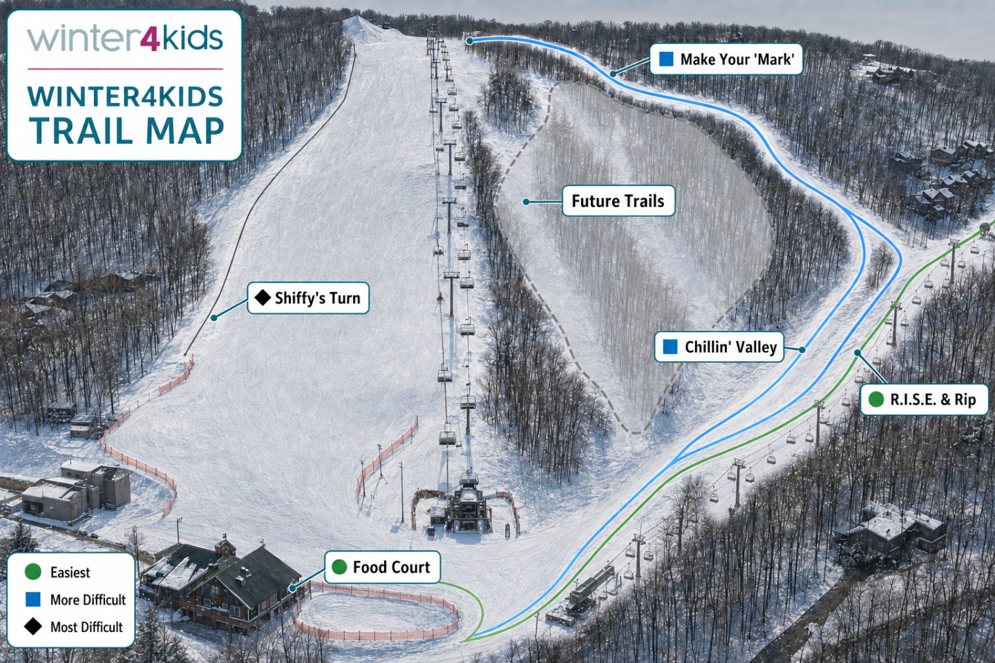 Winter4Kids Trail Map