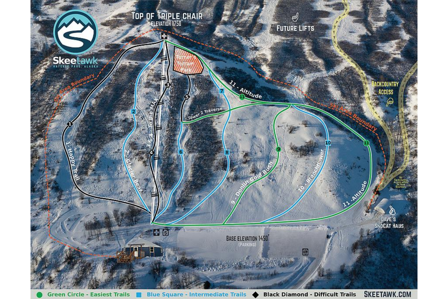 Trail Map Skeetawk AK