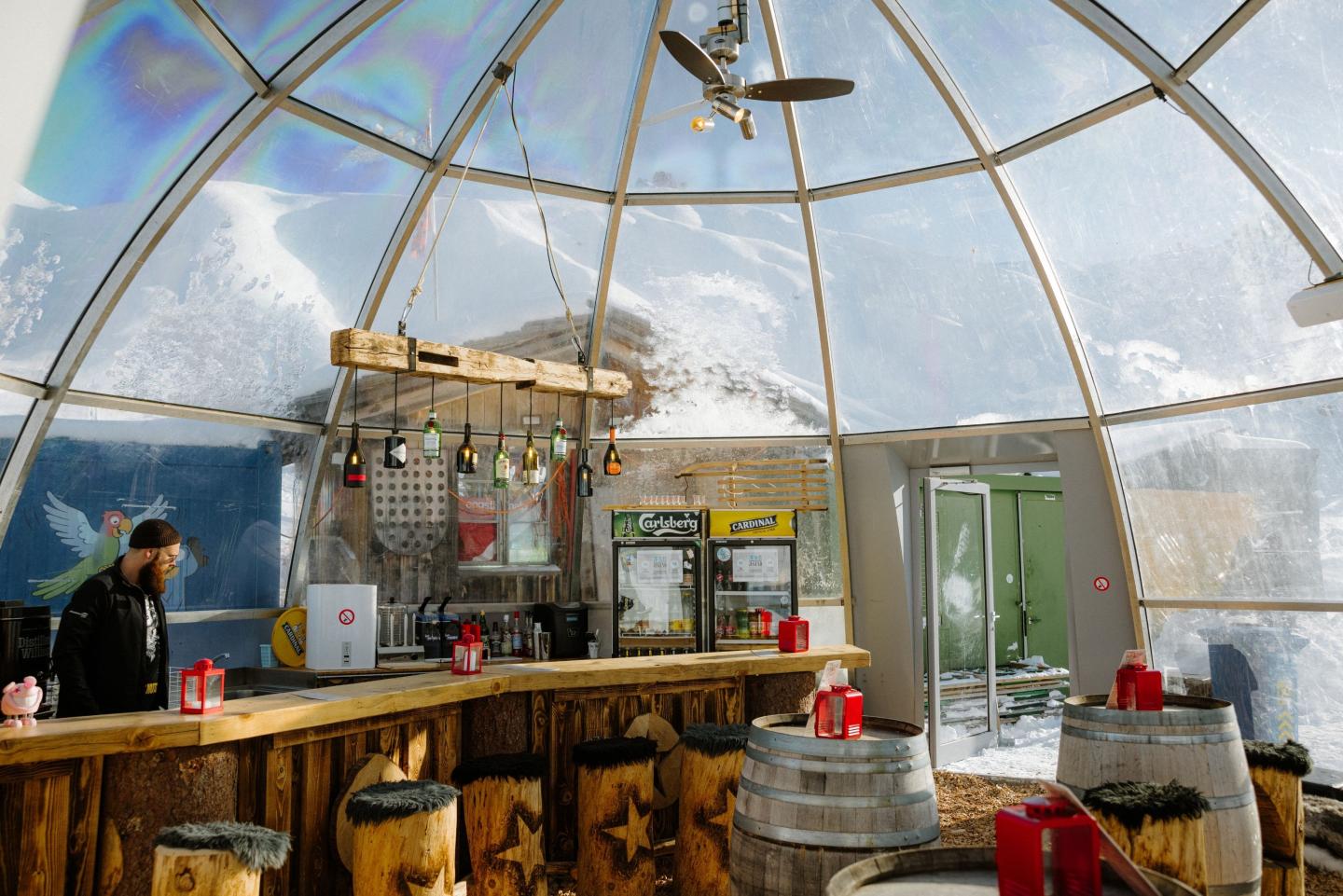 dome bar at Bergbahnen Engstligenalp