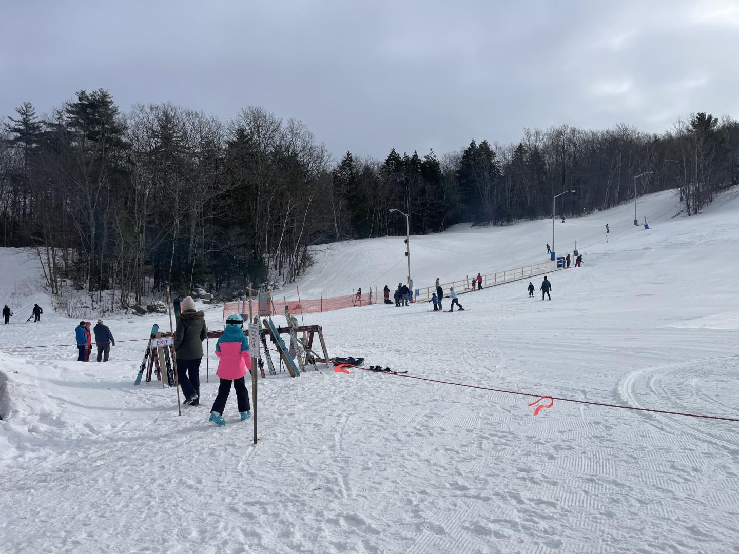 shot from the base area at veterans memorial recreation area