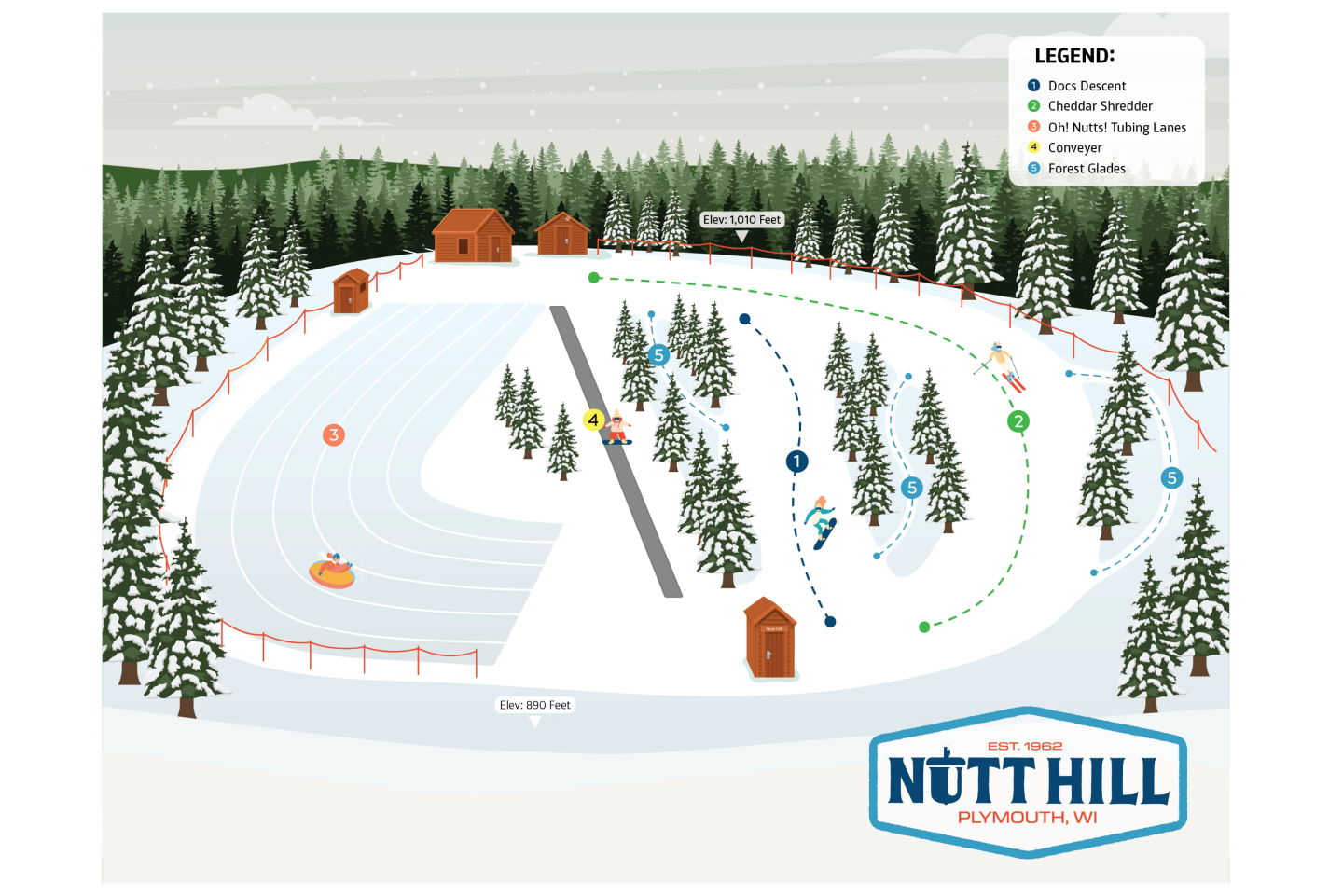nutt hill trail map